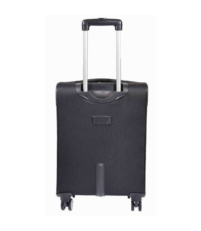 Clevedon Cabin Soft Shell Suitcase in Black