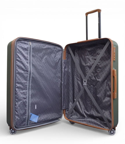 Armidale Set of 3 Hard Shell Suitcase in Green