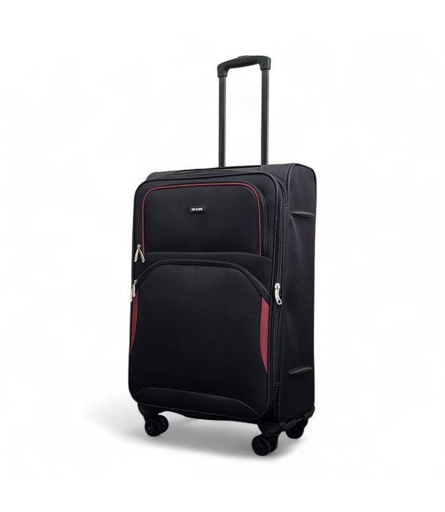 Gosford Medium Soft Shell Suitcase in Black