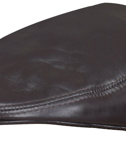 Mens  Flat Hat Leather Peaky Blinders Beret Newsboy Gatsby Golf Cabbie Cap