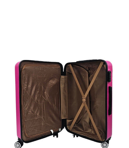 Chorley Cabin Hard Shell Suitcase in Fuschia