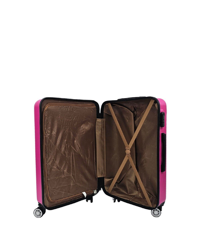 Chorley Cabin Hard Shell Suitcase in Fuschia