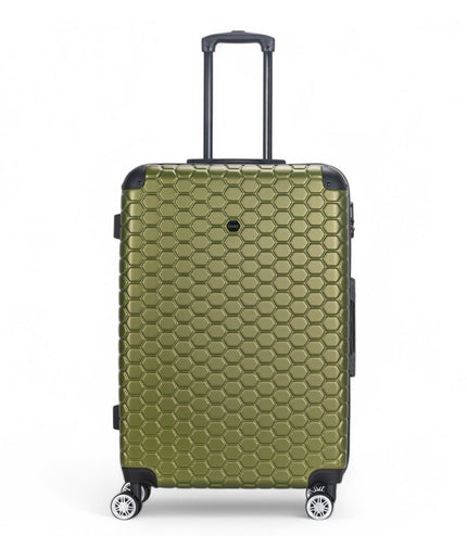 Noda Large Hard Shell Suitcase in Green