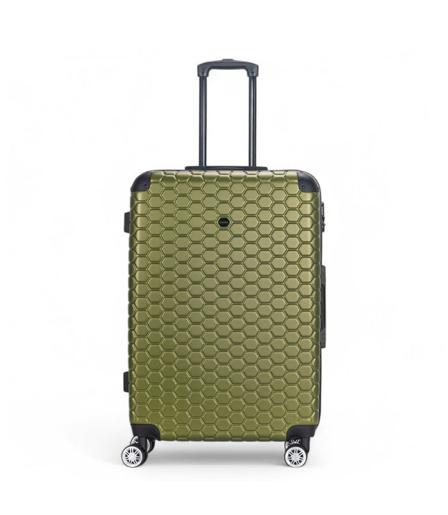 Noda Large Hard Shell Suitcase in Green