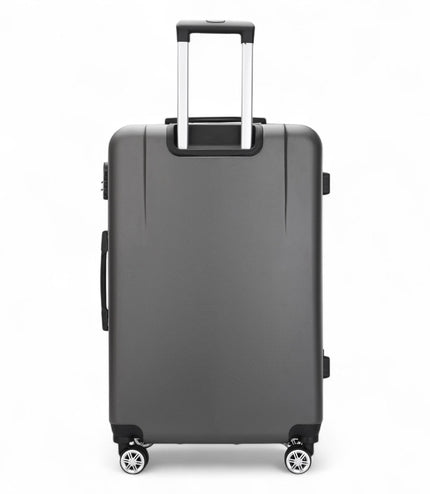 Calgary Medium Hard Shell Suitcase in Charcoal Black