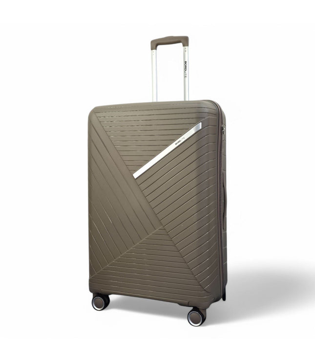 Chita Large Hard Shell Suitcase in Flesh