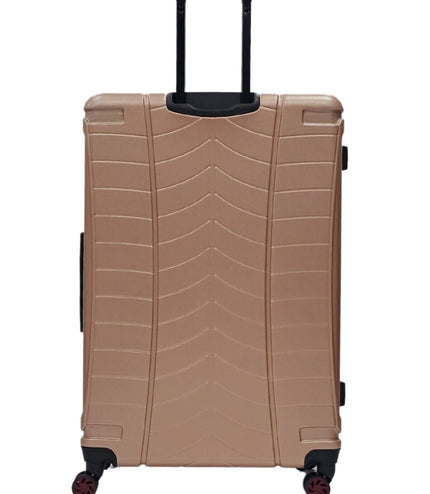 Chilton Double Extra Large Hard Shell Suitcase in Rose Gold