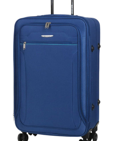 Cinderford Medium Soft Shell Suitcase in Blue