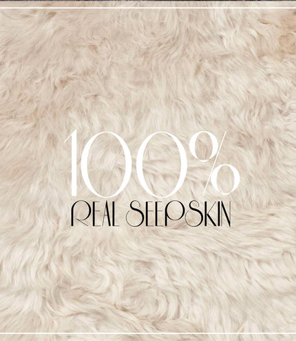 Genuine Sheepskin Cream Double Natural Fluffy Silky Soft Real Wool Rug