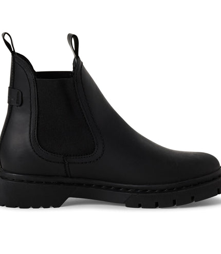 Tamaris Womens Black Leather Classic Chelsea Ankle Boots