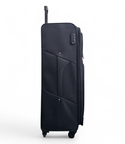 Tahara X-Large Soft Shell Suitcase in Black