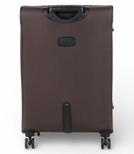 Carrollton Medium Soft Shell Suitcase in Brown
