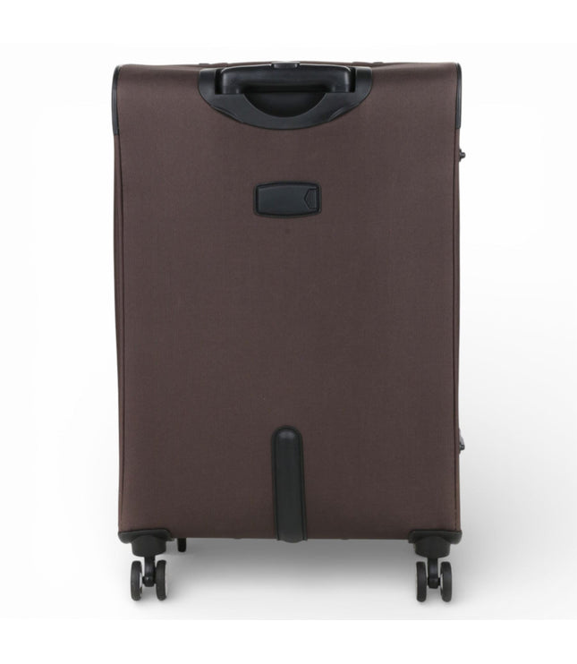 Carrollton Medium Soft Shell Suitcase in Brown