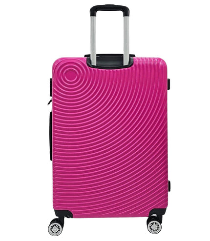 Chorley Extra Large Hard Shell Suitcase in Fuschia