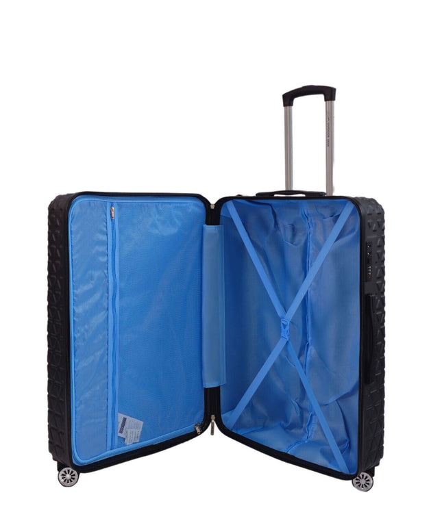 Adlington Large Hard Shell Suitcase in Black