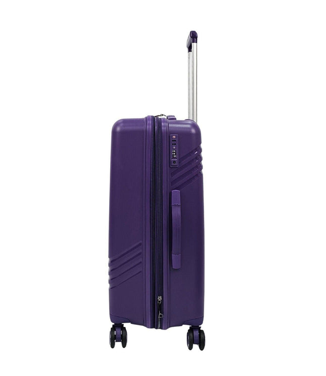 Camborne Medium Hard Shell Suitcase in Purple