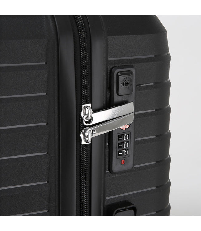 Burnaby Set of 3 Hard Shell Suitcase in Black