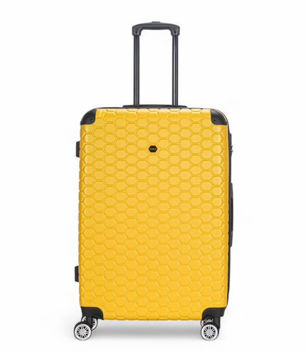 Noda Large Hard Shell Suitcase in Yellow