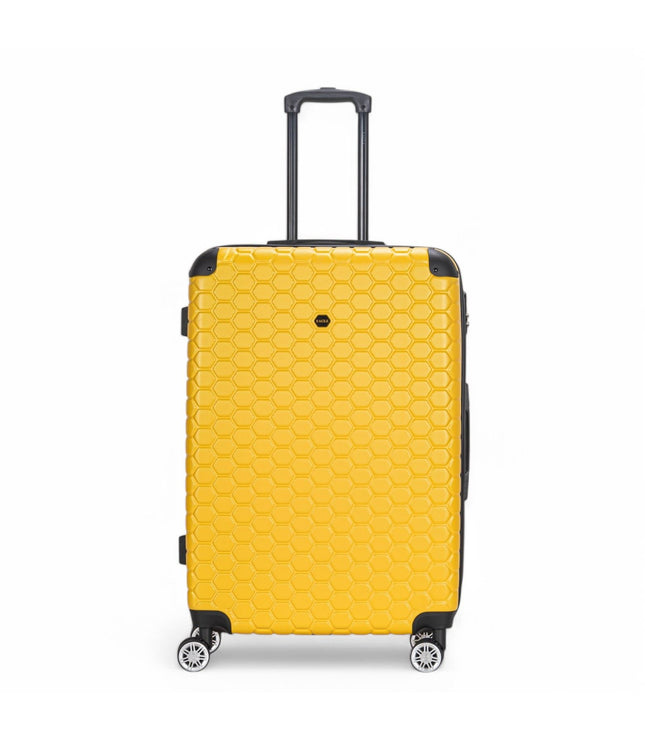 Noda Large Hard Shell Suitcase in Yellow