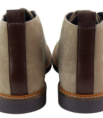 Mens Sand Suede Lace Up Chukka Boots