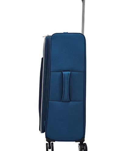 Beverley Medium Soft Shell Suitcase in Teal