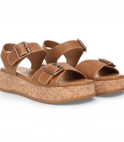 Blowfish Malibu Women’s Tan Faux Leather Platform Sandals - Magical