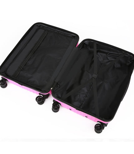 Edmonton Set of 3 Hard Shell Suitcase in Pink