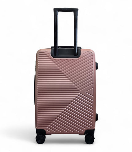 Junee Medium Hard Shell Suitcase in Rose Gold