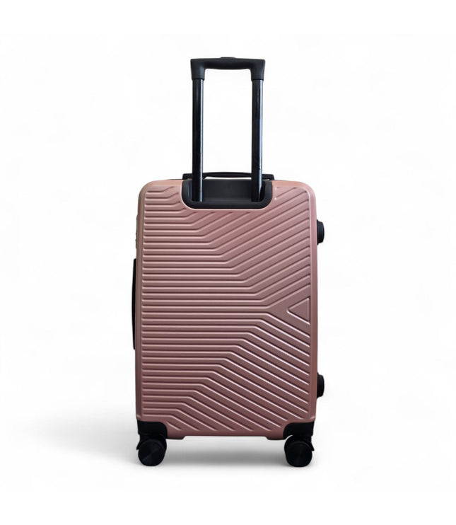 Junee Medium Hard Shell Suitcase in Rose Gold