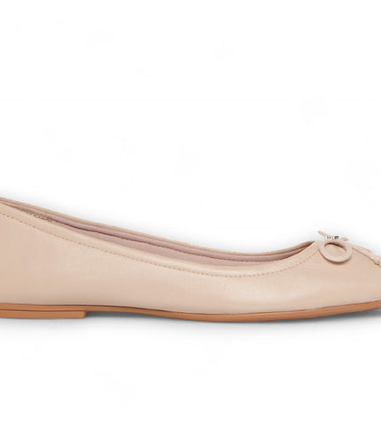 Windsorsmith Womens Blush Pink Leather Mocassin Flat Shoes - Babydoll