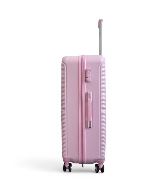Seto Large Hard Shell Suitcase in Pink