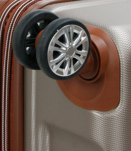 Armidale Set of 3 Hard Shell Suitcase in Champagne
