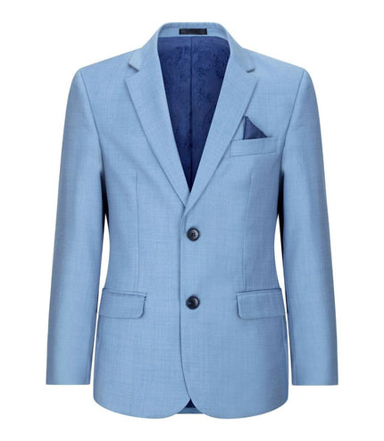 Boys 3 Piece Light Blue Classic Retro Suit