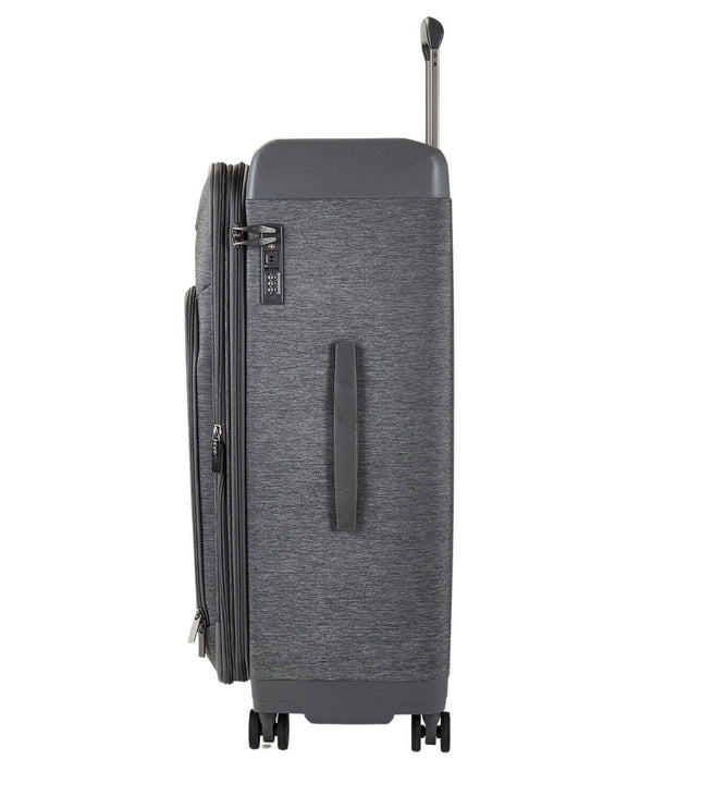 Amesbury Large Soft Shell Suitcase in Grey