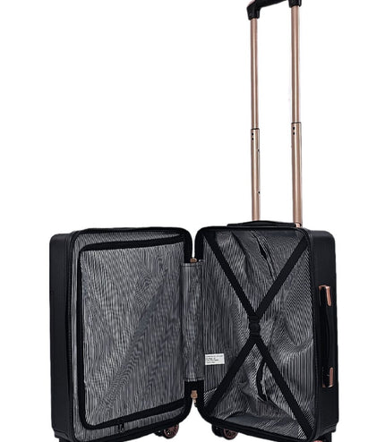 Cramlington Cabin Soft Shell Suitcase in Black