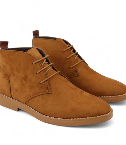 Men's Tan Premium Desert Style Suede Chukka Boots
