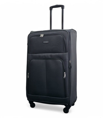 Tahara Large Soft Shell Suitcase in Grey