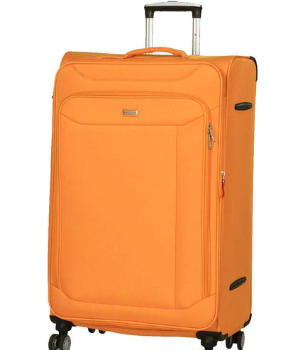 Cockermouth Large Soft Shell Suitcase in Yellow