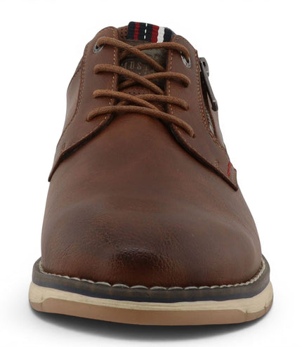 Mustang Men's Brown Faux Leather Casual Outdoor Shoes - M0031004