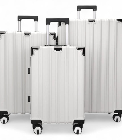 Airdrie Set of 3 Hard Shell Suitcase in White
