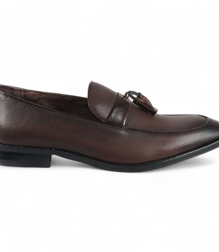 Men's Brown Classic Tassel Loafers Formal Shoes