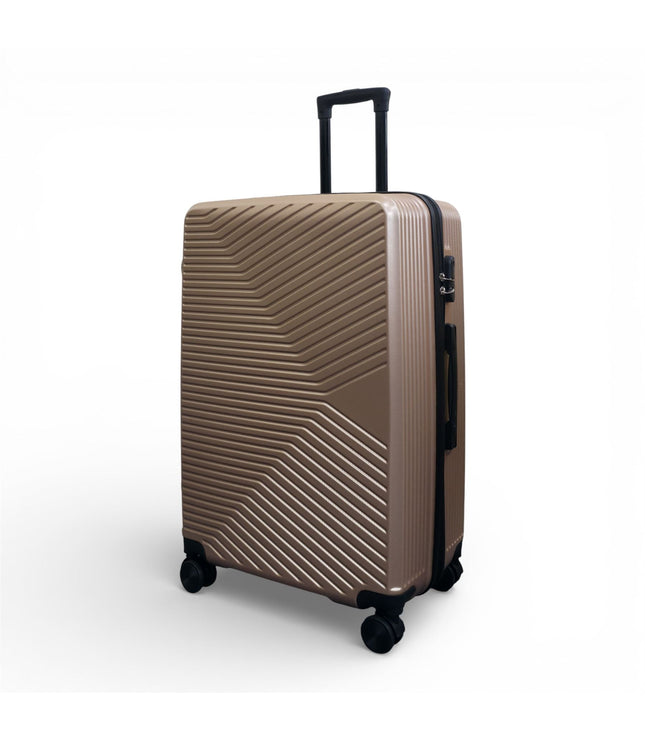 Junee Large Hard Shell Suitcase in Gold