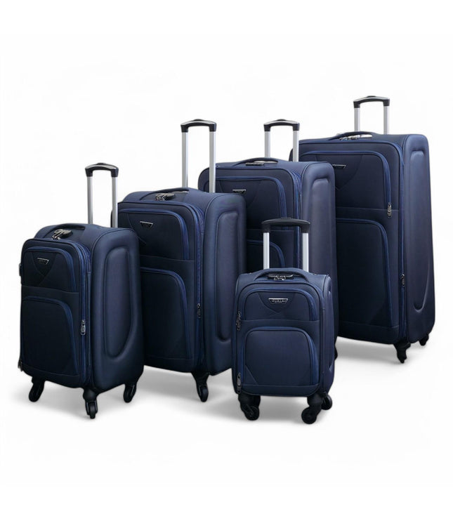 Nagoya Cabin Soft Shell Suitcase in Navy