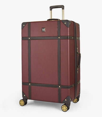 Alston Large Hard Shell Suitcase in Burgundy