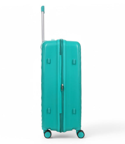 Balranald Large Hard Shell Suitcase in Aqua Blue