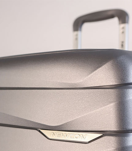 Forster Large Hard Shell TSA Suitcase in Smoke Grey