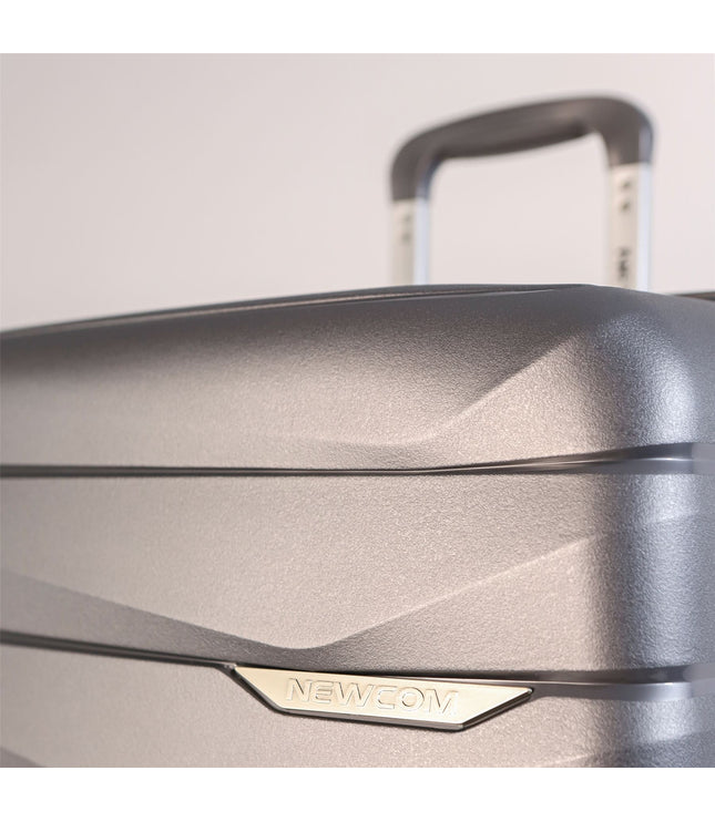 Forster Large Hard Shell TSA Suitcase in Smoke Grey
