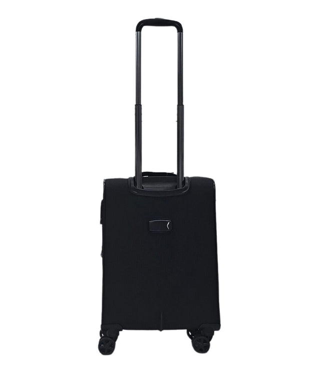 Corby Cabin Soft Shell Suitcase in Black