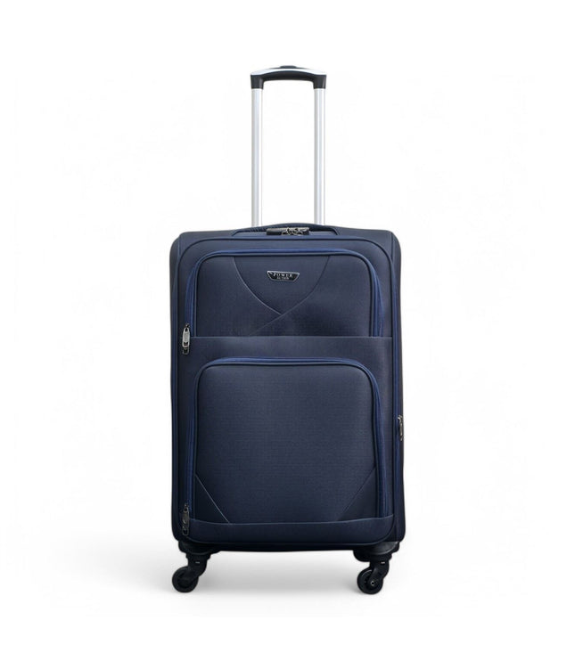 Nagoya Medium Soft Shell Suitcase in Navy