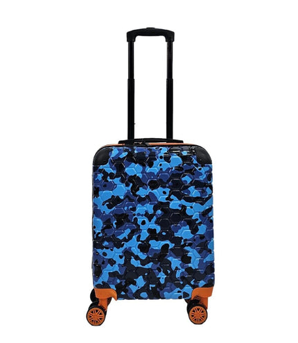 Brewood Cabin Hard Shell Suitcase in Blue